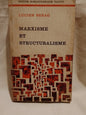 Marxisme et Structuralisme / Sebag, Lucien
