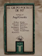 El Grupo Poético de 1927 (Antología) / González, Ángel (compilador)