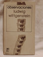 Observaciones / Wittgenstein, L