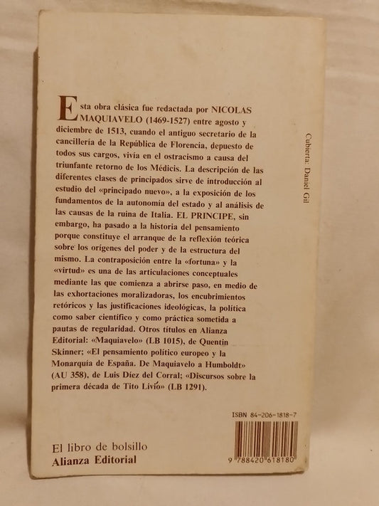 El Príncipe / Maquiavelo, Nicolás