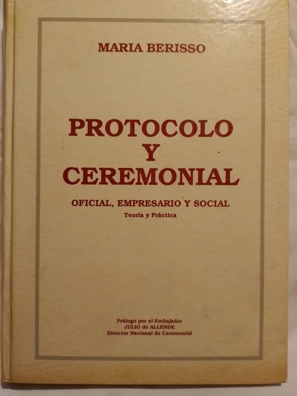 Protocolo y Ceremonial / Berisso, María