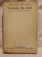 Versions du soleil. Figures et système de Nietzsche / Pautrat, Bernard