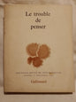 Le trouble de penser Nouvelle Revue de Psychanalyse Nº 25  / Varios