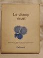 Le champ visuel Nouvelle Revue de Psychanalyse Nº 35 / Varios