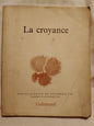 La croyance Nouvelle Revue de Psychanalyse Nº 18 / Varios