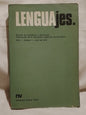 Revista Lenguajes Año 1 Nº 1 Abril de 1974 / Asociación Argentina de Semiótica