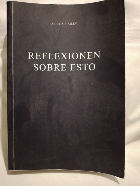 Reflexionen sobre Esto / Bailey, Alice