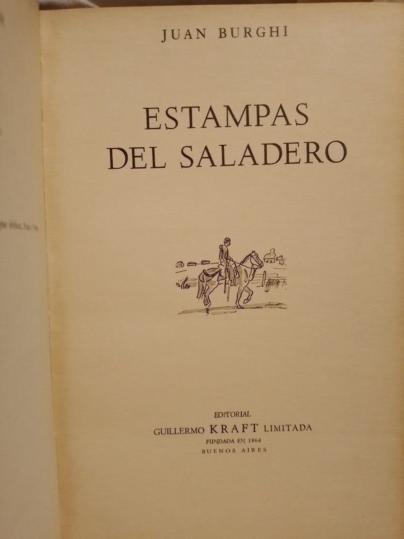 Estampas del saladero - Juan Burghi