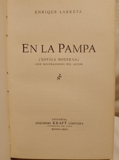 En la Pampa - Enrique Larreta