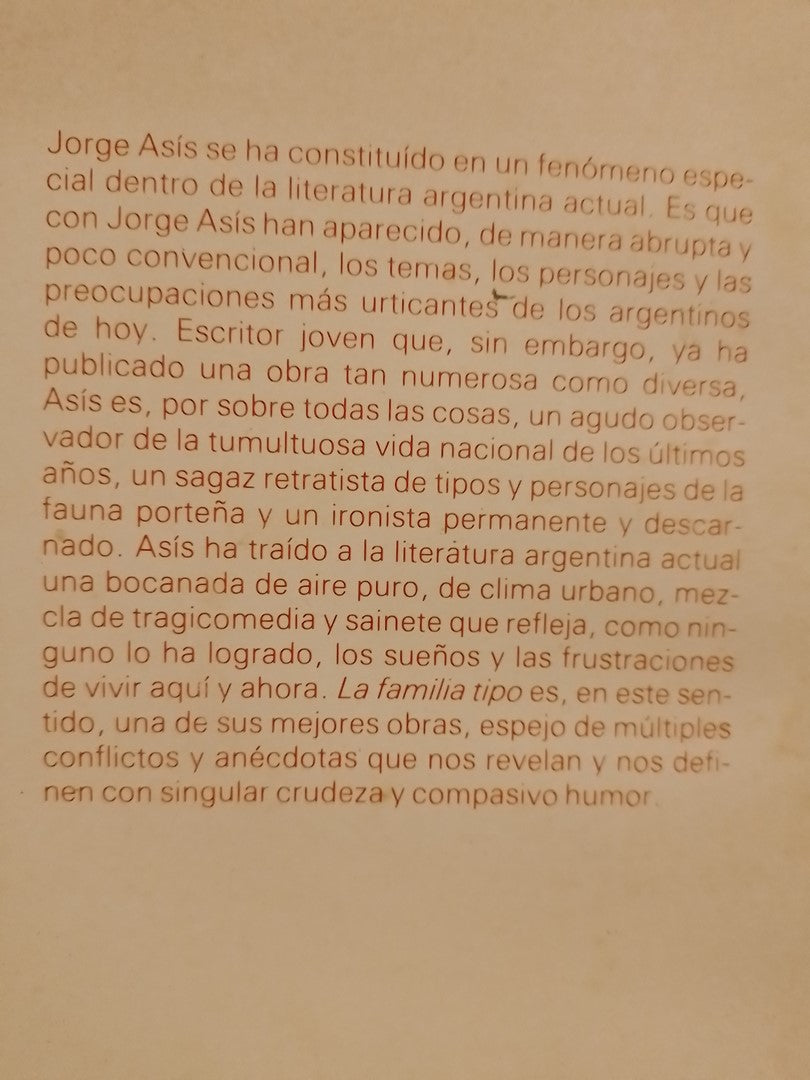 La familia tipo - Jorge Asís