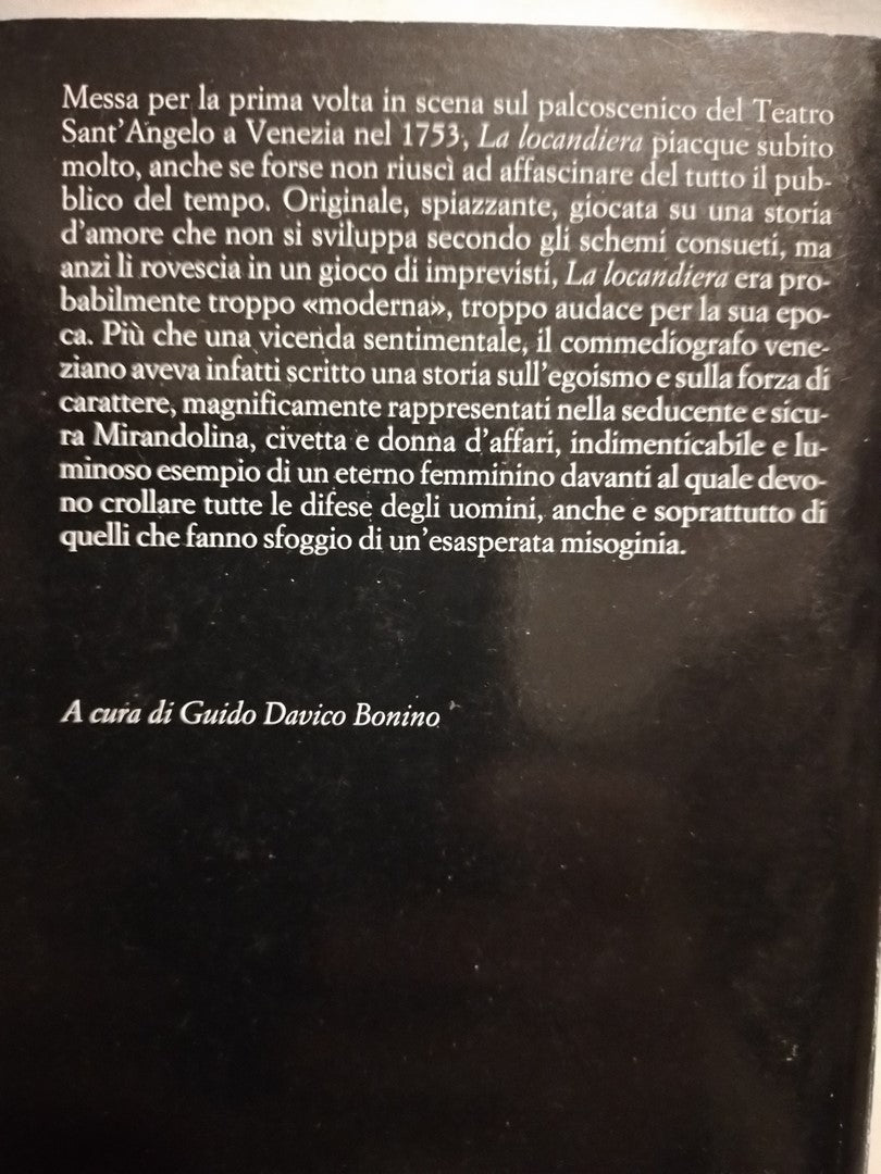 La locandiera / Goldoni