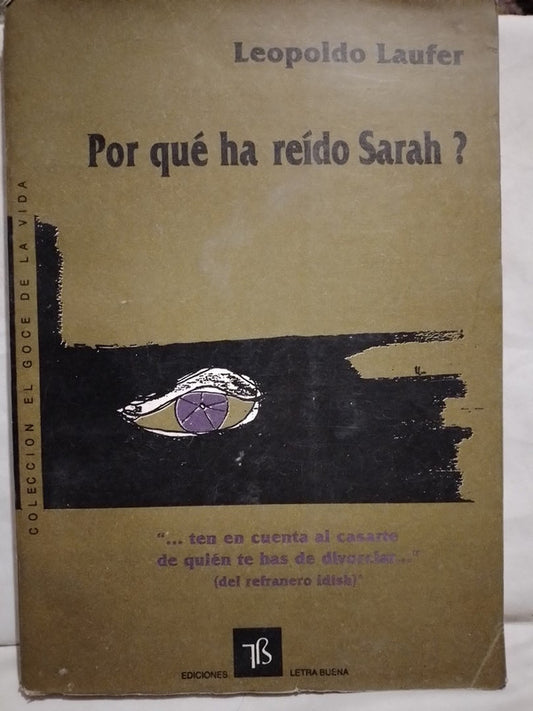 Por qué ha reído Sarah? / Laufer, Leopoldo