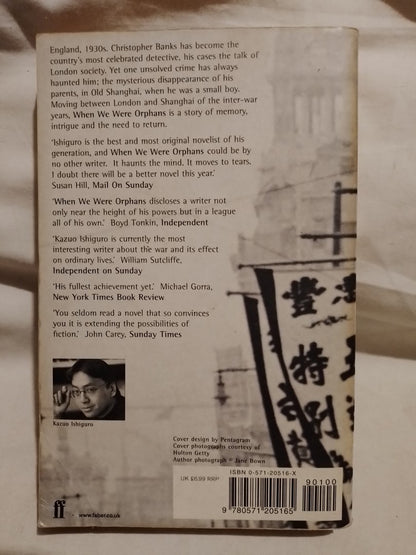 When We Were Orphans / Ishiguro, Kazuo