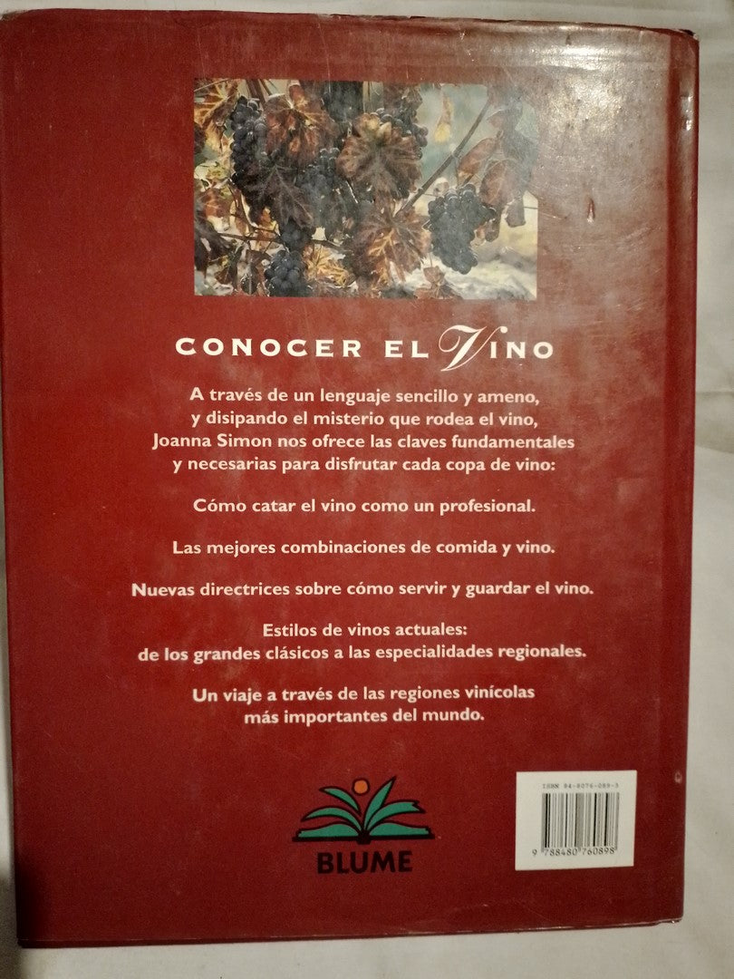 Conocer el Vino / Simon, Joanna