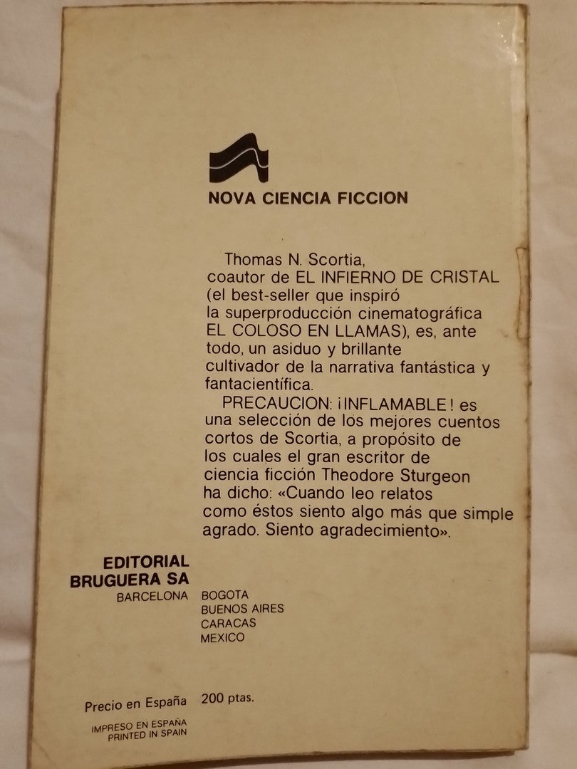 Precaución: ¡Inflamable! / Scortia, Thomas