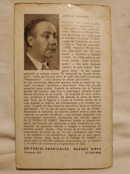 El poema de Robot / Marechal, Leopoldo