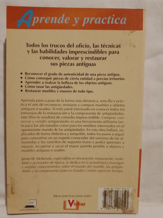Comprar, conservar y vender antigüedades / McKenzie, James
