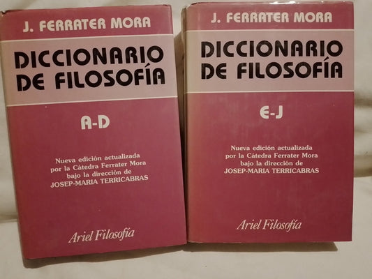 Diccionario de Filosofía 4 tomos / Ferrater Mora, José