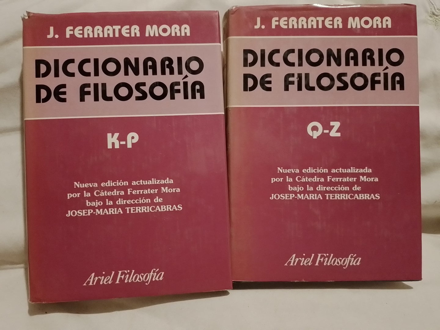 Diccionario de Filosofía 4 tomos / Ferrater Mora, José