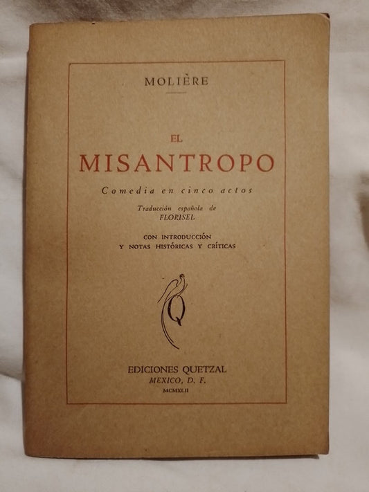 El Misántropo / Moliere