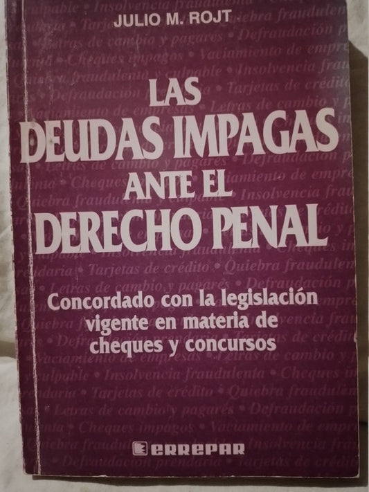 Las Deudas Impagas ante el Derecho Penal / Rojt, Julio M.