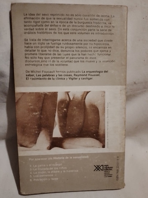 Historia de la sexualidad tomo 1 Foucault, Michel