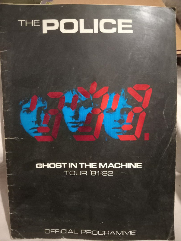 The Police Ghost In The Machine 81 82 Tour Book / Program Varios