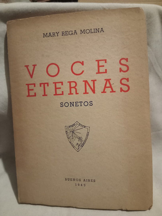 Voces eternas Sonetos Rega Molina, Mary