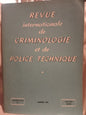Revue Internationale de Criminologie et de Police Technique Vol.XXIV Nº1 Varios