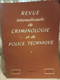 Revue Internationale de Criminologie et de Police Technique Vol.XV Nº4 Varios