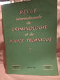 Revue Internationale de Criminologie et de Police Technique Vol.XIII Nª1 Varios
