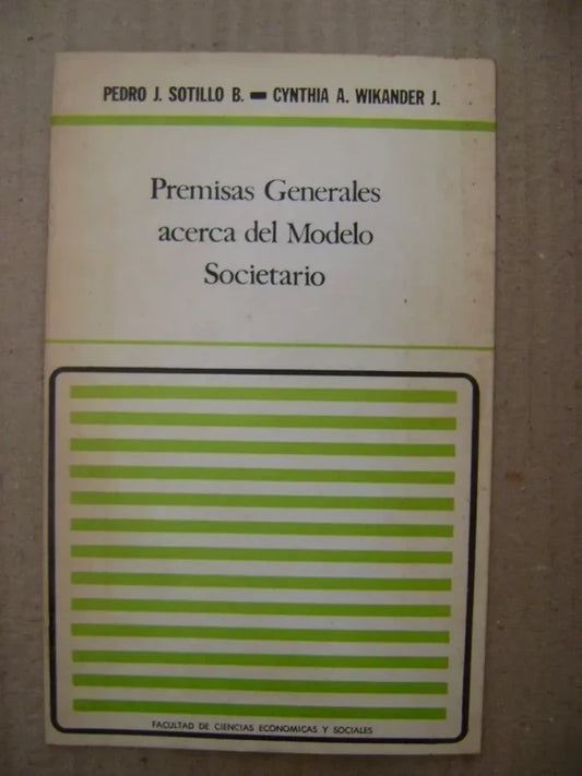 Cuadernillo: Premisas Generales Acerca Del Mundo Societario