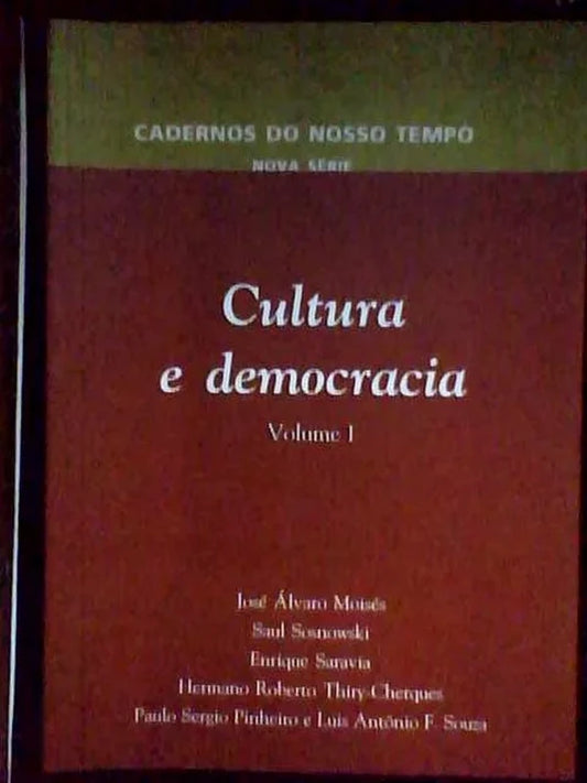 Cultura E Democracia 2 Vols. -  Fundo Nacional De Cultura