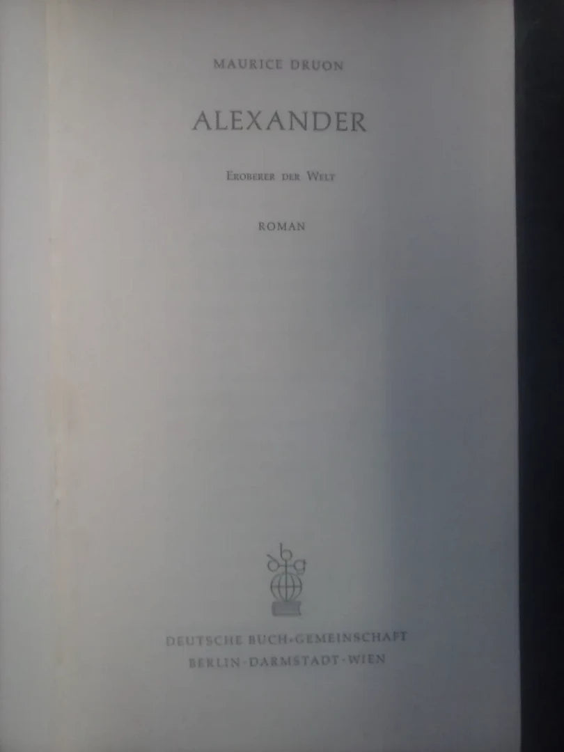 Alexander - Maurice Druon (en Alemán)