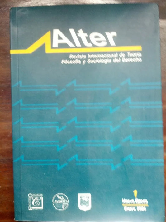 Alter 1 Revista Internacional Filosofía Y Sociología Derecho