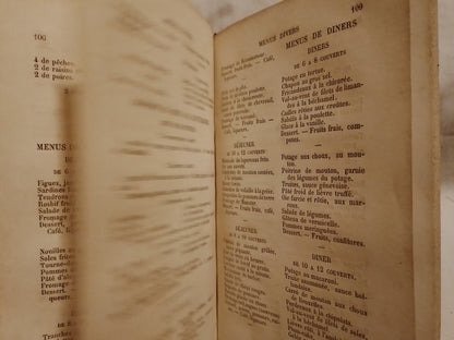 Supplément à la Cuisinière de la Campagne et de la Ville-Service de Table à La Française et à la Rus - Audot 1885