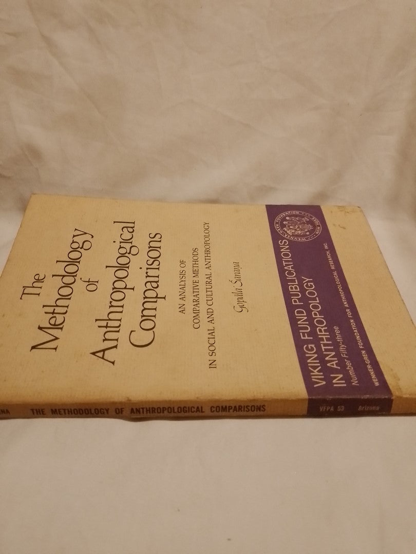 Methodology Of Anthropological Comparisons - Gopala Sarana / Gopala Sarana
