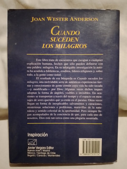 Cuando suceden los milagros / Wester Anderson, Joan (Saldo)