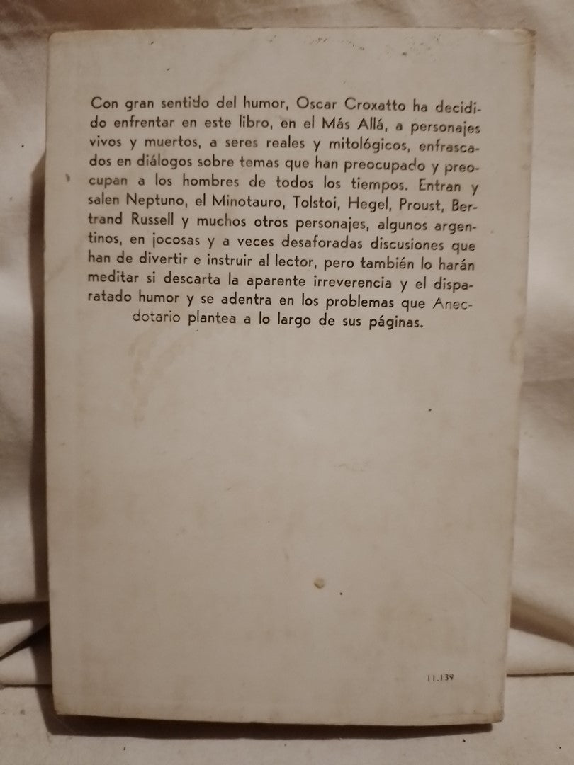 Anecdotario / Croxatto, Oscar (Saldo)