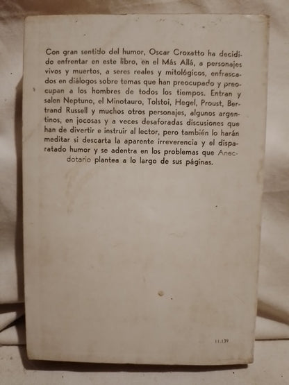 Anecdotario / Croxatto, Oscar (Saldo)