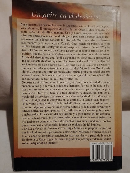 Un grito en el desierto / Morales, Víctor Hugo (Saldo)