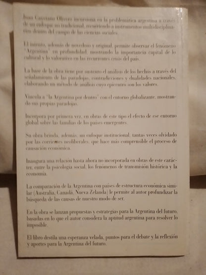 Paradojas, contradicciones y dualidades argentinas / Olivero, Juan Cayetano (Saldo)