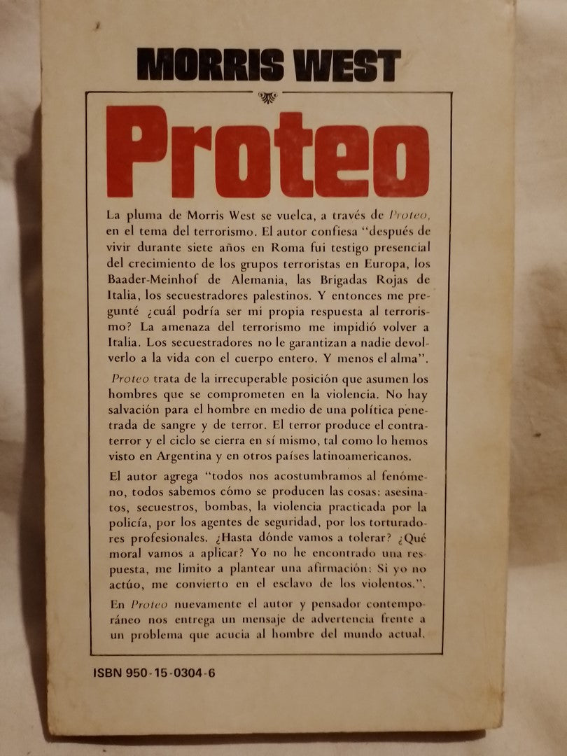Proteo / West, Morris (Saldo)