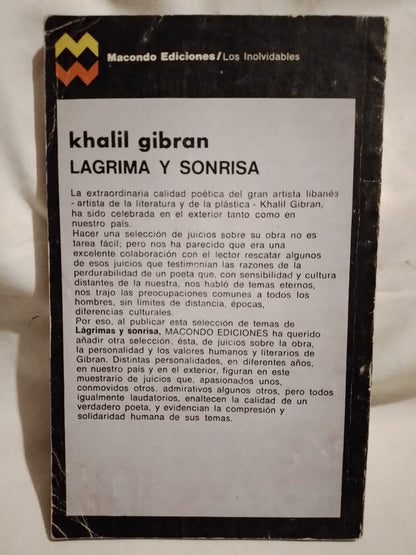 Lágrima y sonrisa / Gibran, Khalil (Saldo)