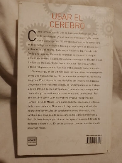 Usar el cerebro / Manes, Facundo (Saldo)